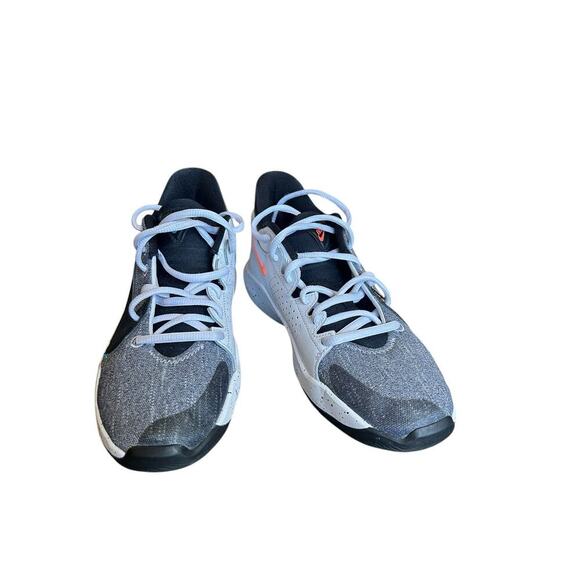 Nike Zoom Freak 2 Denim size 5.5 Youth White Gray Orange Turquoise Sneakers Kid - Picture 6 of 10